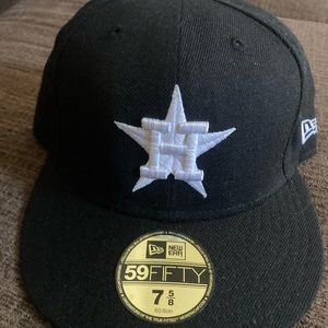 Houston Astros new era 7 5/8 fitted hat